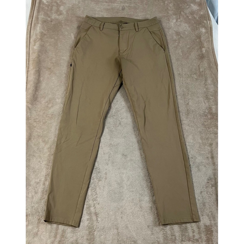 BYLT Everyday Pant 2.0 Men's 34T Tall (31)Tan Khaki Performance Stretch Trousers